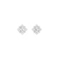 Petite Prism Diamond Stud Earrings 18 KT / White Gold