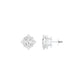 Petite Prism Diamond Stud Earrings 18 KT / White Gold