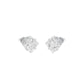 Petite Prism Diamond Stud Earrings 18 KT / White Gold