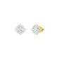 Petite Prism Diamond Stud Earrings 18 KT / Yellow Gold