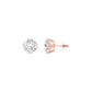 Dustlight Dots Diamond Stud Earrings 18 KT / Rose Gold