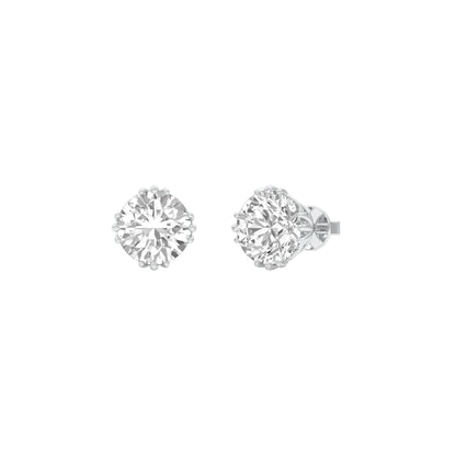 Dustlight Dots Diamond Stud Earrings 18 KT / White Gold