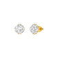 Dustlight Dots Diamond Stud Earrings 18 KT / Yellow Gold