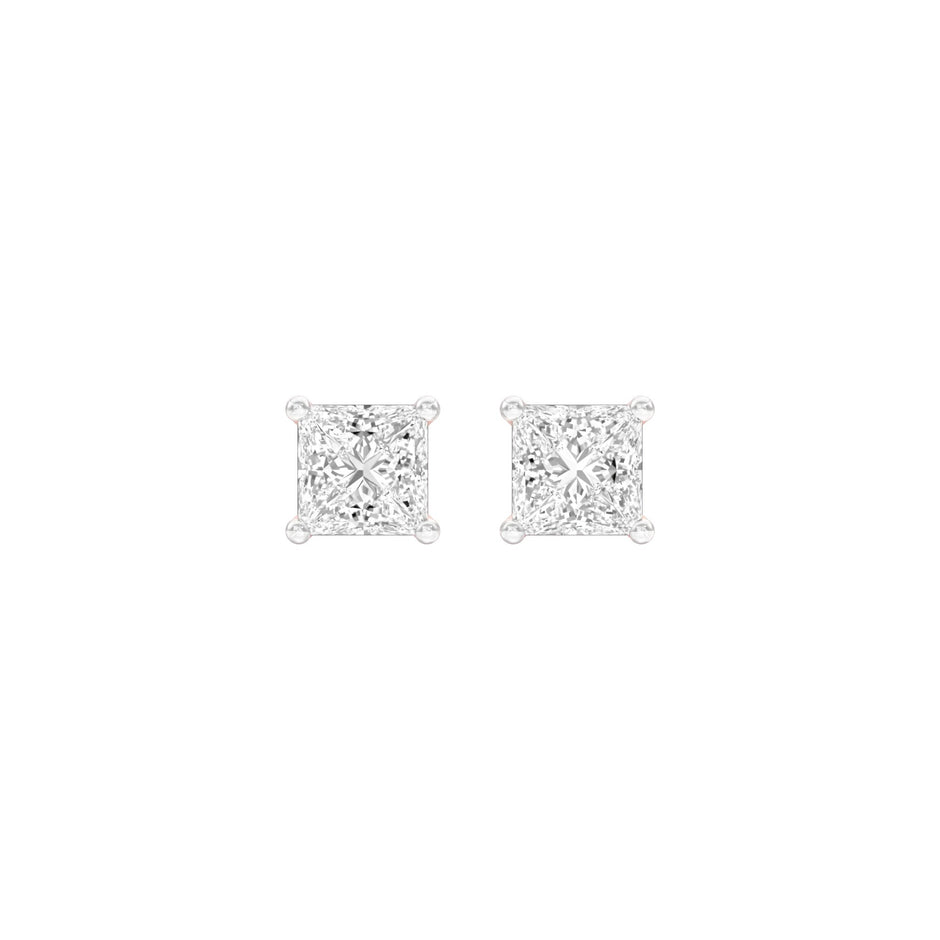 Prism Pins Diamond Stud Earrings 18 KT / Rose Gold