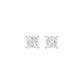 Prism Pins Diamond Stud Earrings 18 KT / White Gold