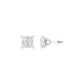 Prism Pins Diamond Stud Earrings 18 KT / White Gold