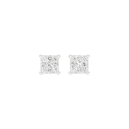 Prism Pins Diamond Stud Earrings 18 KT / Yellow Gold