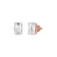 Celestia Minis Diamond Stud Earrings 18 KT / Rose Gold