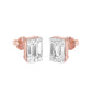 Celestia Minis Diamond Stud Earrings 18 KT / Rose Gold