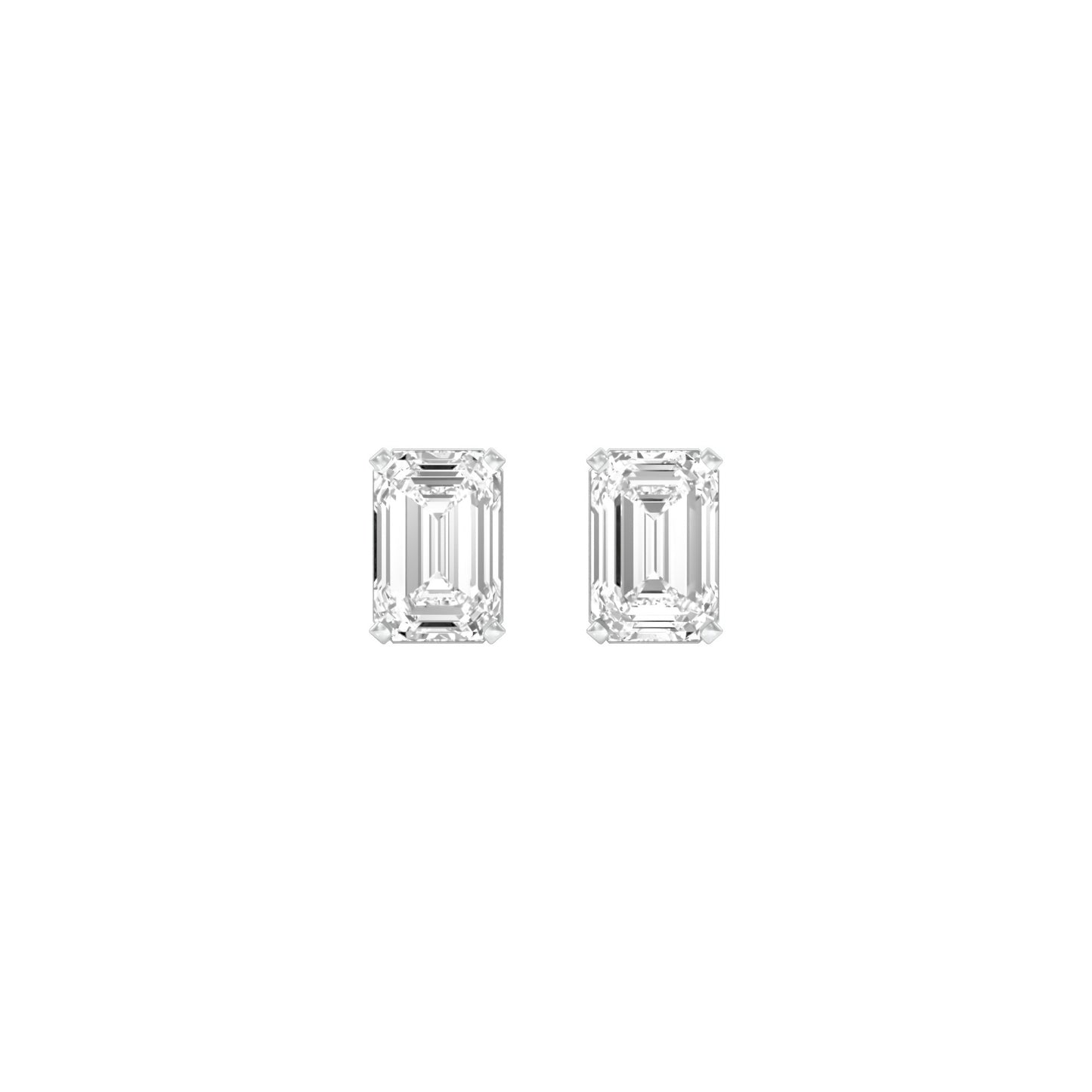 Celestia Minis Diamond Stud Earrings 18 KT / White Gold