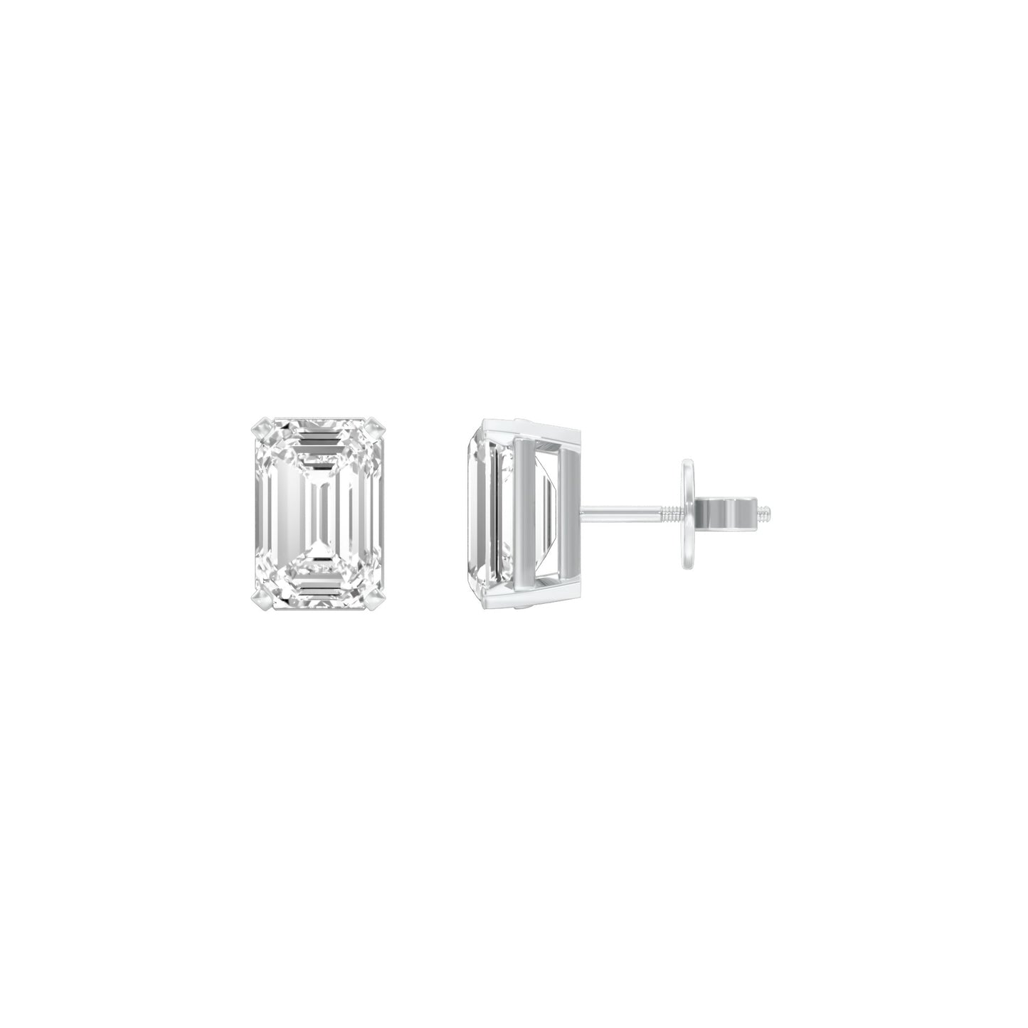 Celestia Minis Diamond Stud Earrings 18 KT / White Gold