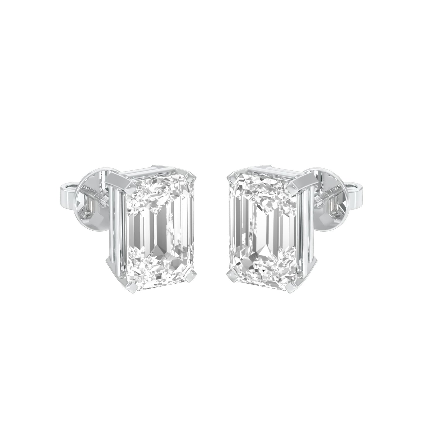 Celestia Minis Diamond Stud Earrings 18 KT / White Gold