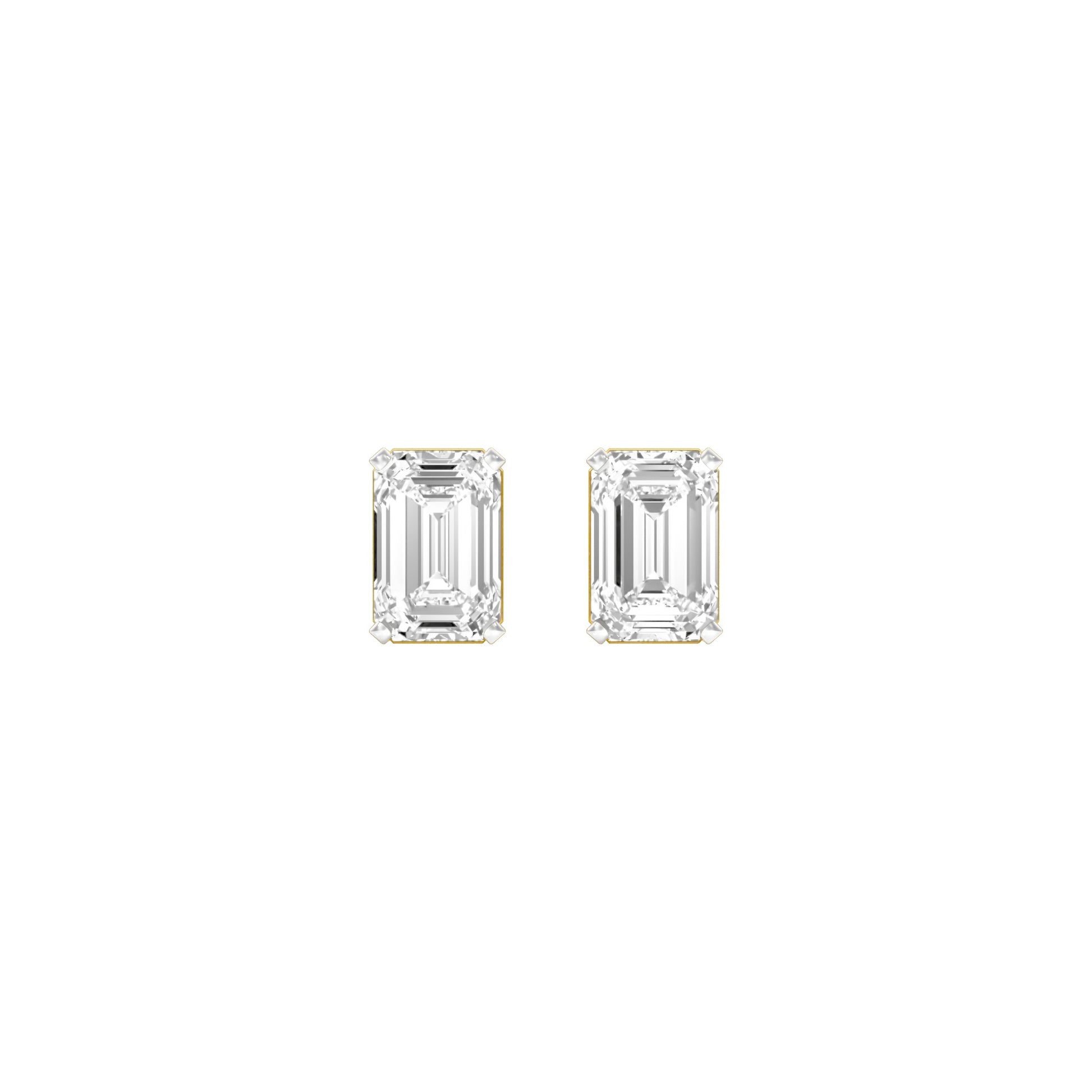 Celestia Minis Diamond Stud Earrings 18 KT / Yellow Gold