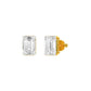 Celestia Minis Diamond Stud Earrings 18 KT / Yellow Gold