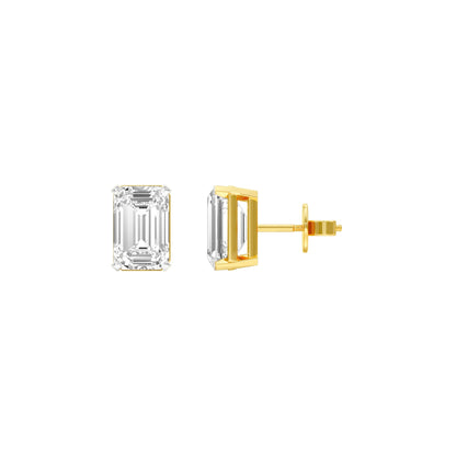 Celestia Minis Diamond Stud Earrings 18 KT / Yellow Gold