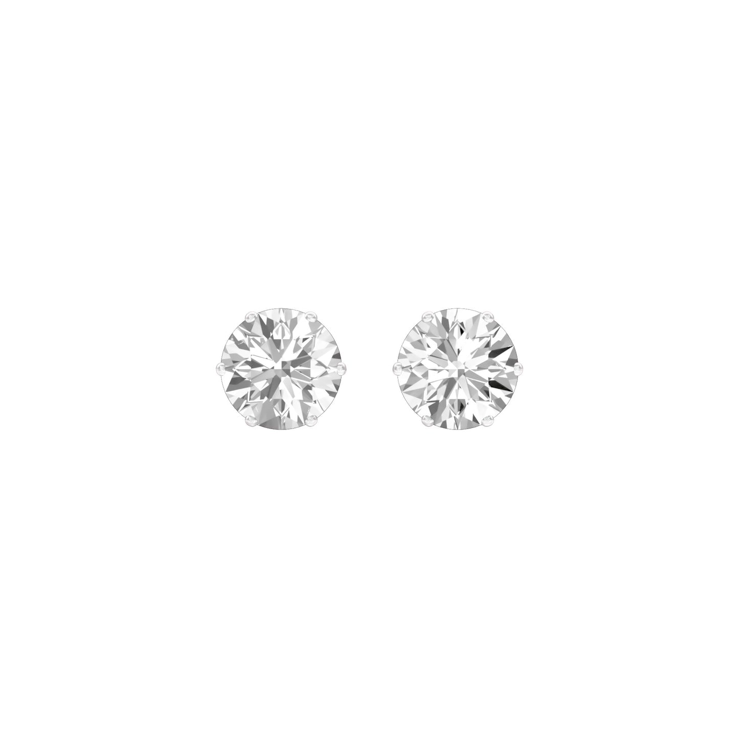Twilight Pins Diamond Stud Earrings 18 KT / Rose Gold