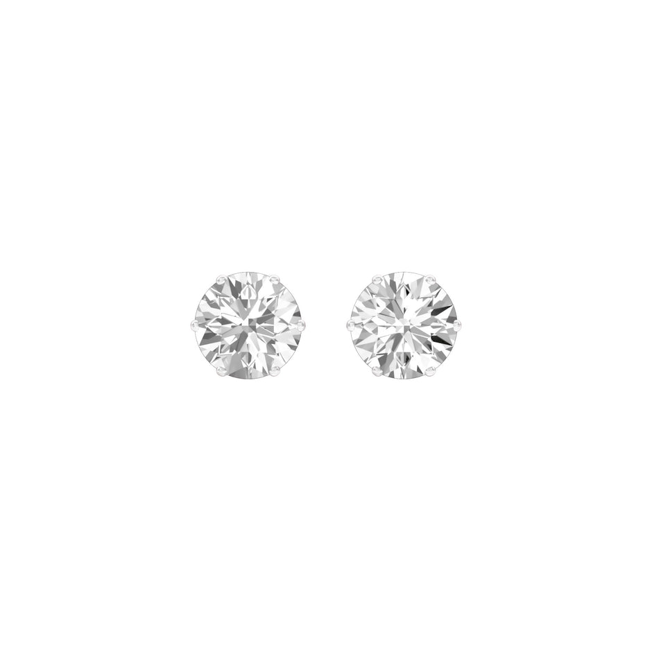 Twilight Pins Diamond Stud Earrings 18 KT / Rose Gold