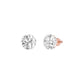 Twilight Pins Diamond Stud Earrings 18 KT / Rose Gold