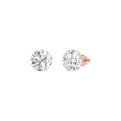 Twilight Pins Diamond Stud Earrings 18 KT / Rose Gold