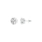 Twilight Pins Diamond Stud Earrings 18 KT / White Gold