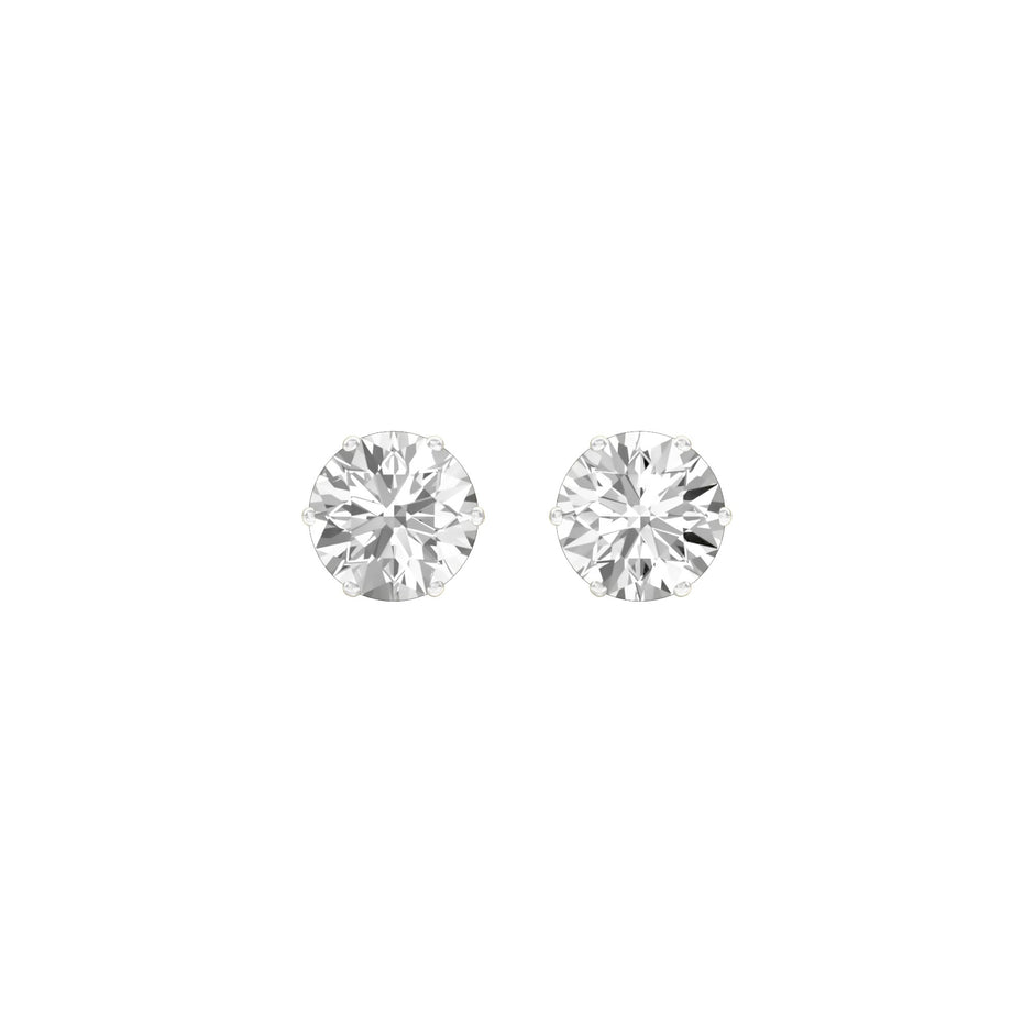 Twilight Pins Diamond Stud Earrings 18 KT / Yellow Gold