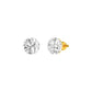 Twilight Pins Diamond Stud Earrings 18 KT / Yellow Gold