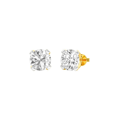 Cosmic Dots Diamond Stud Earrings 18 KT / Yellow Gold