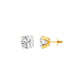 Cosmic Dots Diamond Stud Earrings 18 KT / Yellow Gold