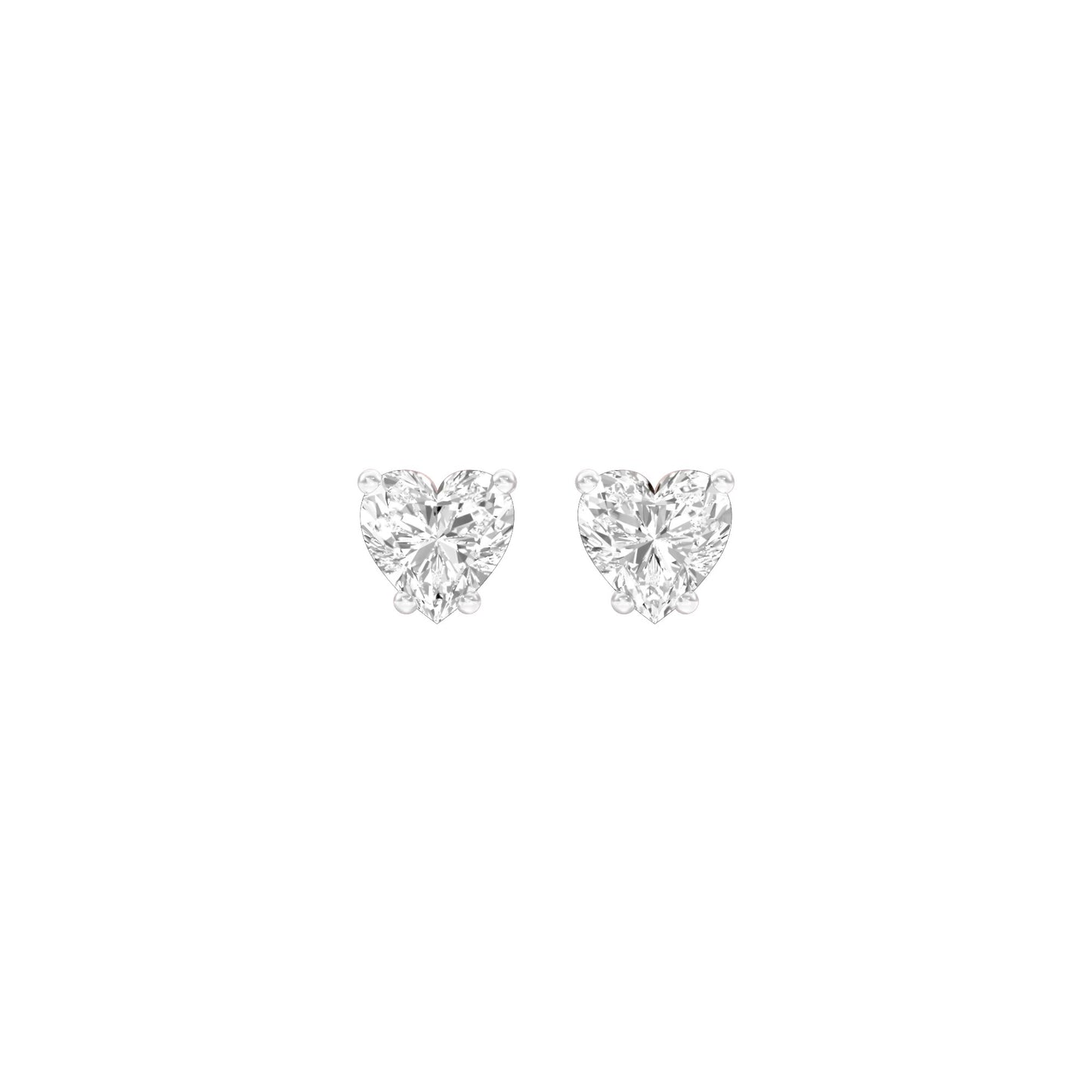 Heartlets Diamond Stud Earrings 18 KT / Rose Gold