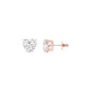 Heartlets Diamond Stud Earrings 18 KT / Rose Gold