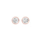 Solstice Studs Diamond Stud Earrings 18 KT / Rose Gold