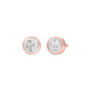 Solstice Studs Diamond Stud Earrings 18 KT / Rose Gold
