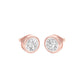 Solstice Studs Diamond Stud Earrings 18 KT / Rose Gold