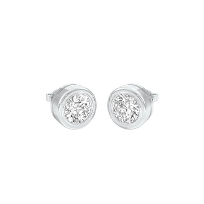 Solstice Studs Diamond Stud Earrings 18 KT / White Gold