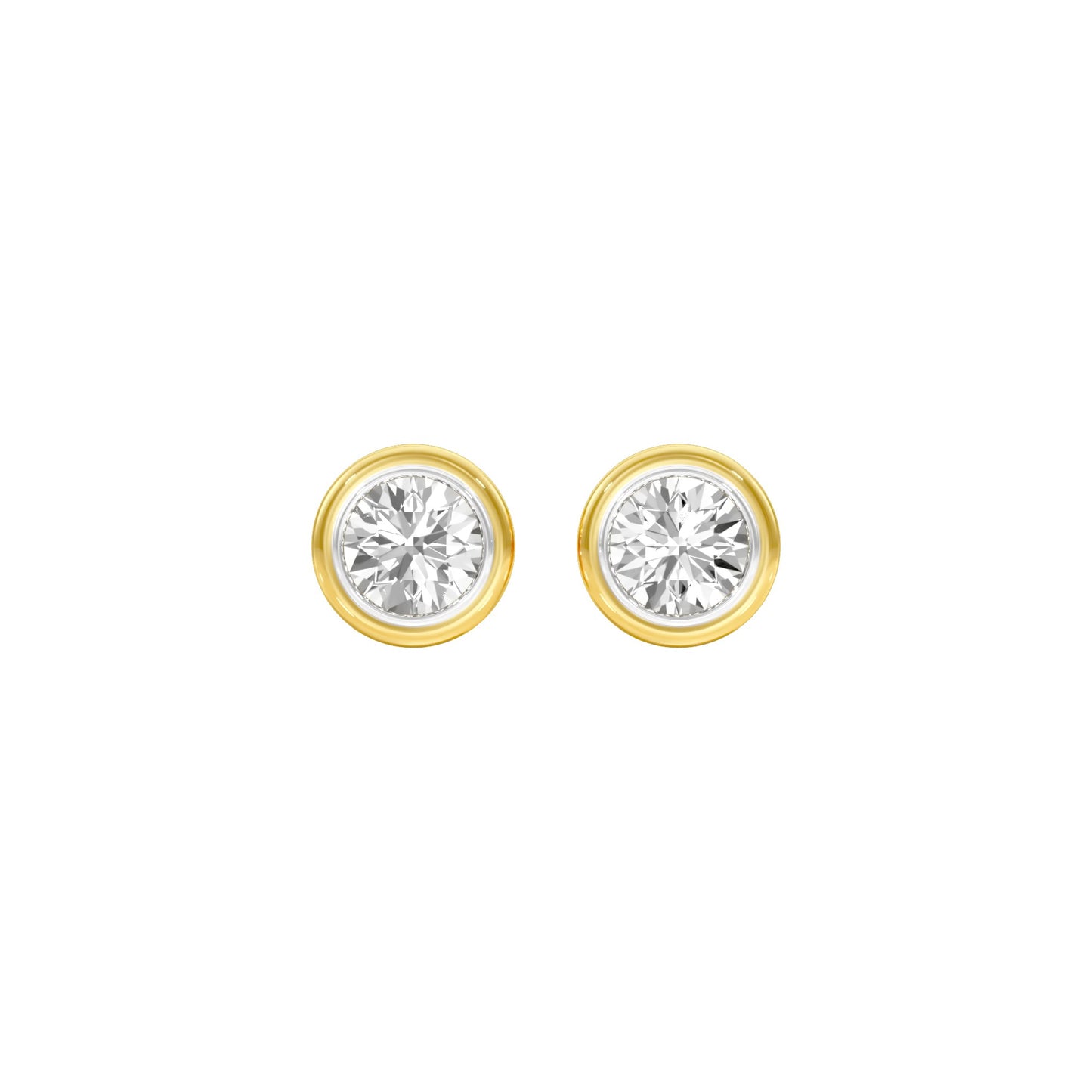 Solstice Studs Diamond Stud Earrings 18 KT / Yellow Gold