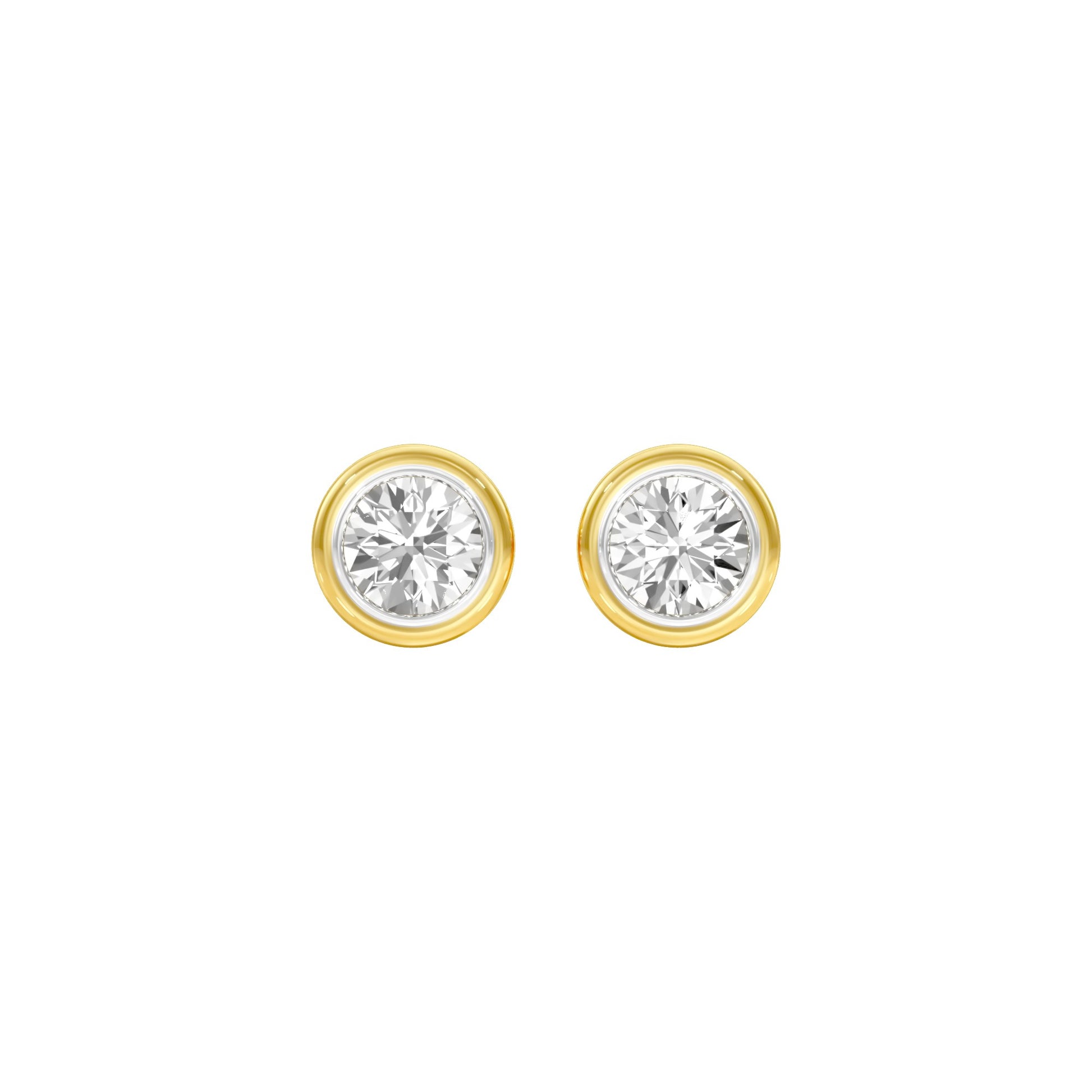 Solstice Studs Diamond Stud Earrings 18 KT / Yellow Gold