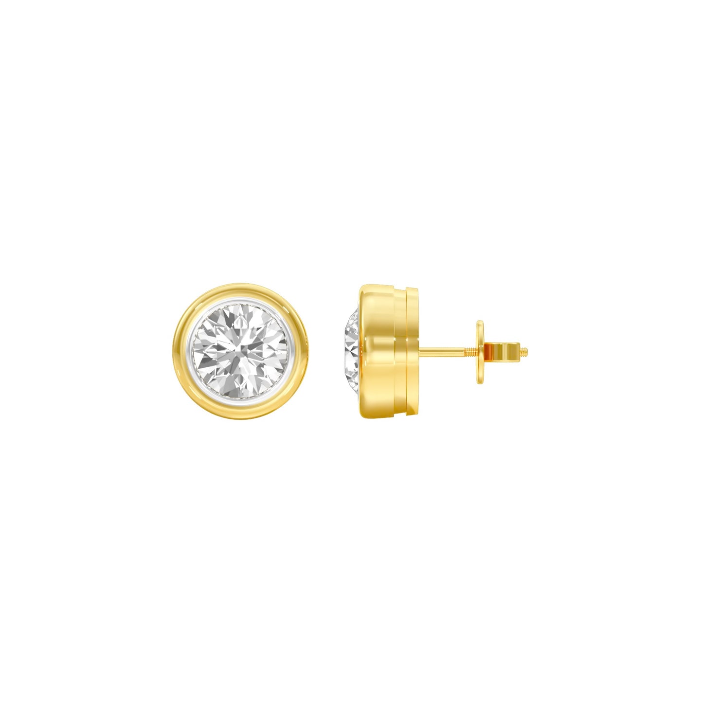 Solstice Studs Diamond Stud Earrings 18 KT / Yellow Gold