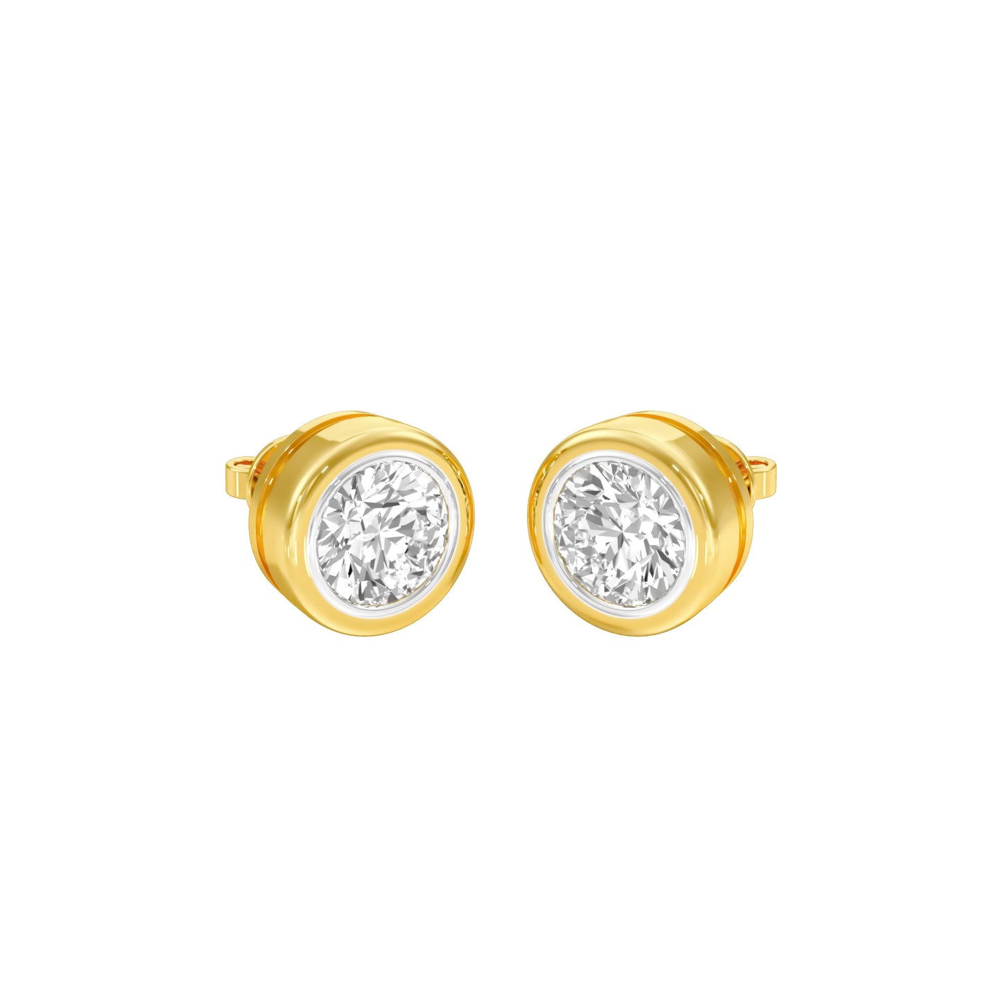 Solstice Studs Diamond Stud Earrings 18 KT / Yellow Gold