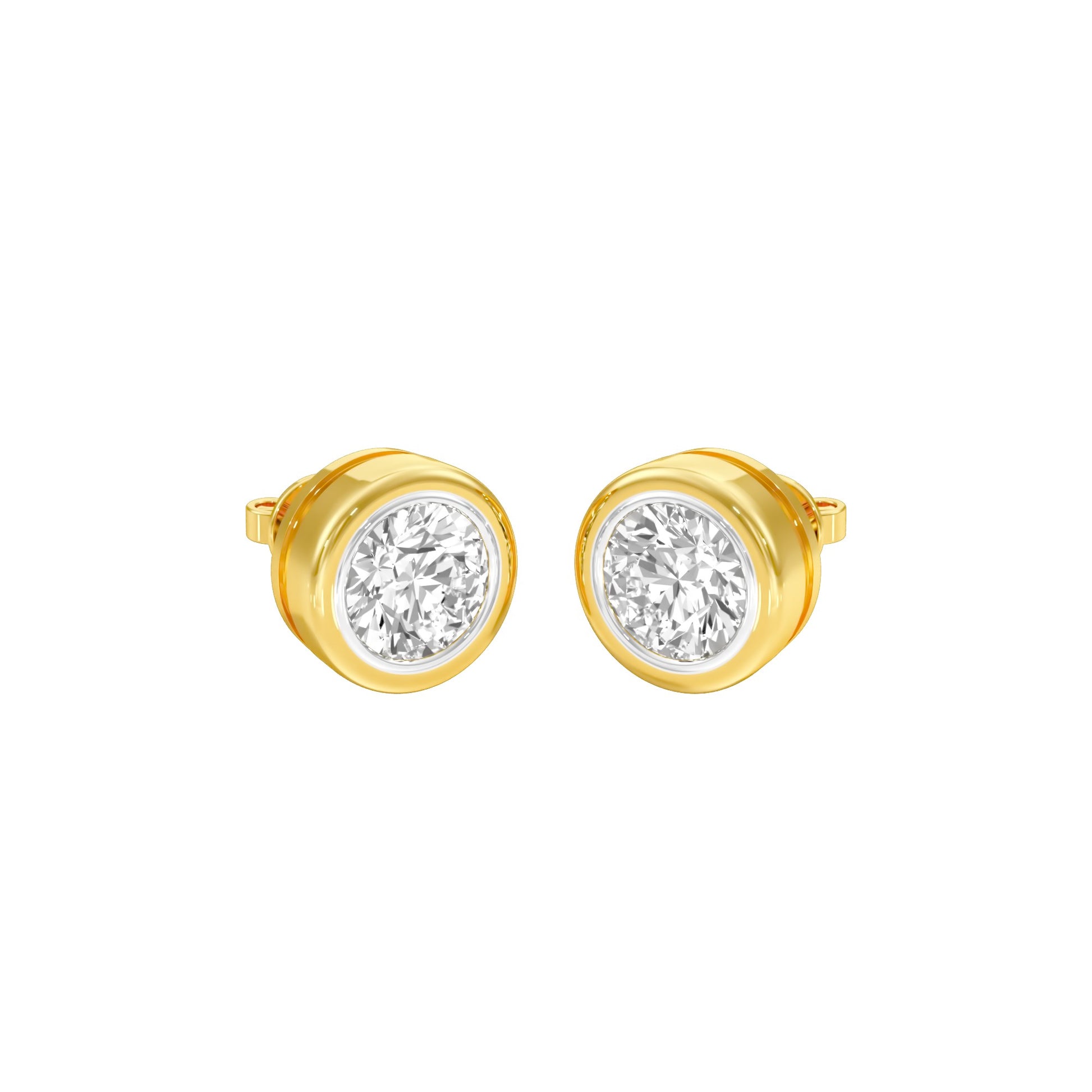 Solstice Studs Diamond Stud Earrings 18 KT / Yellow Gold