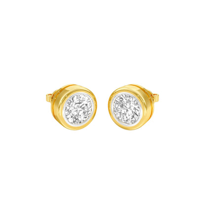 Solstice Studs Diamond Stud Earrings 18 KT / Yellow Gold