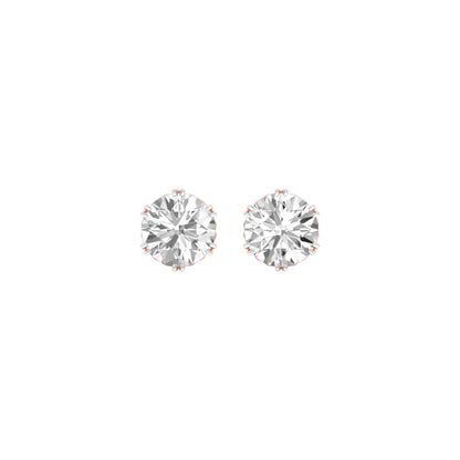 The Bonded Diamond Earrings 18 KT / Rose Gold