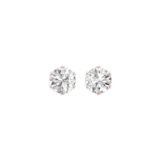The Bonded Diamond Earrings 18 KT / Rose Gold