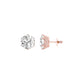 The Bonded Diamond Earrings 18 KT / Rose Gold