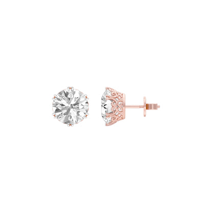 The Bonded Diamond Earrings 18 KT / Rose Gold