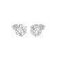 The Bonded Diamond Earrings 18 KT / White Gold