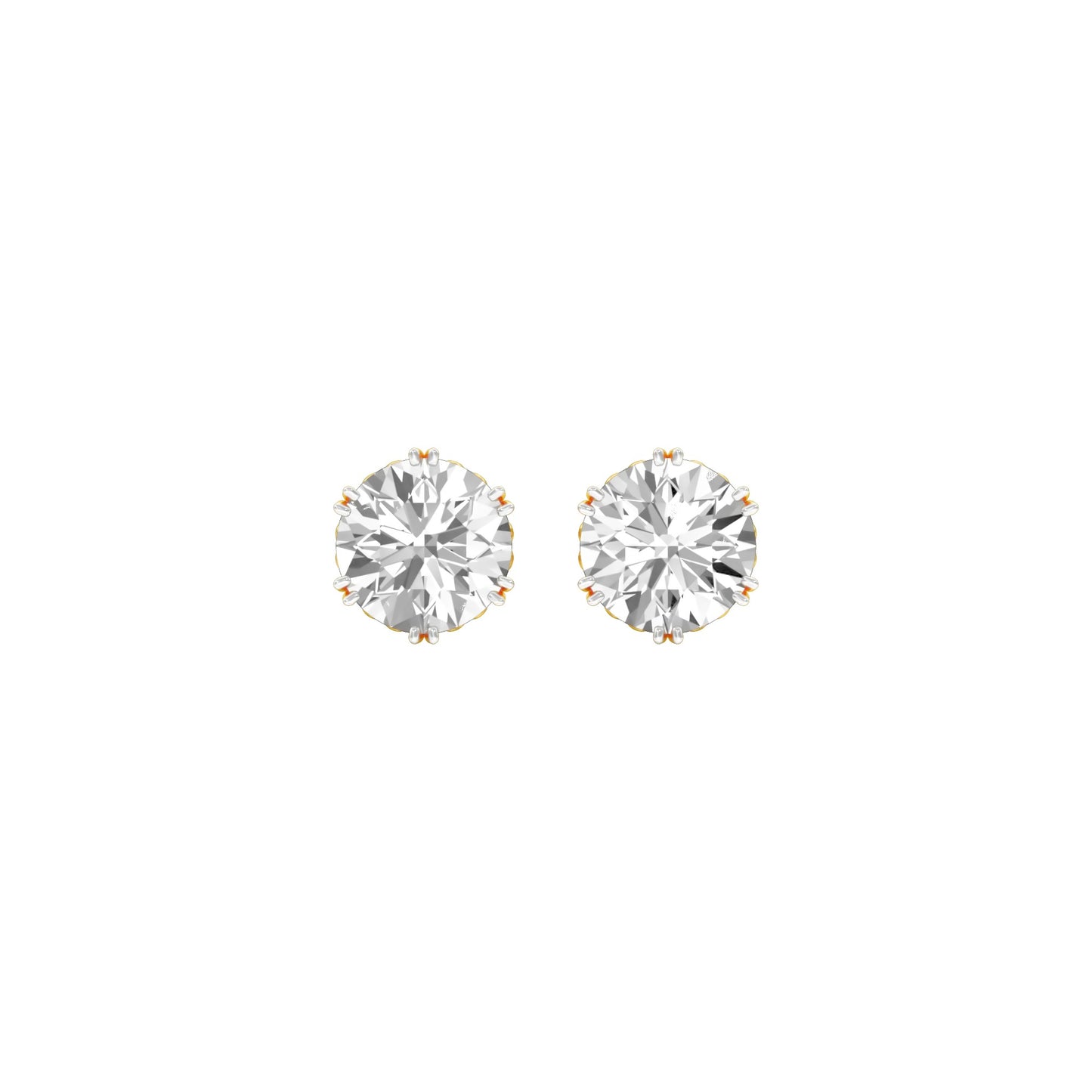The Bonded Diamond Earrings 18 KT / Yellow Gold