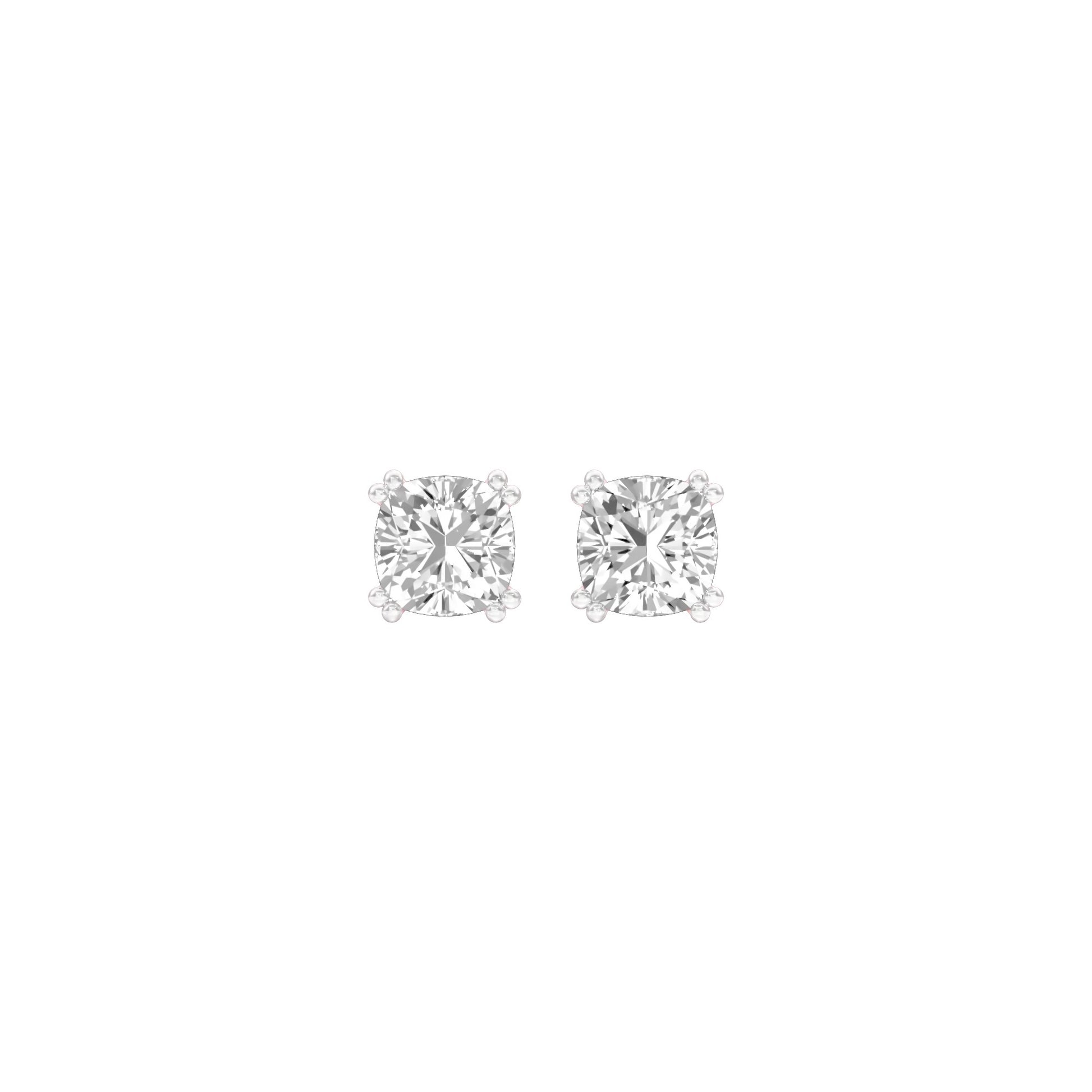 Sweet Cuts Diamond Stud Earrings 18 KT / Rose Gold