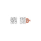 Sweet Cuts Diamond Stud Earrings 18 KT / Rose Gold