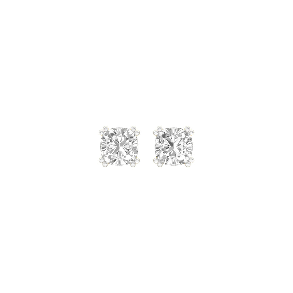 Sweet Cuts Diamond Stud Earrings 18 KT / Yellow Gold