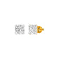 Sweet Cuts Diamond Stud Earrings 18 KT / Yellow Gold